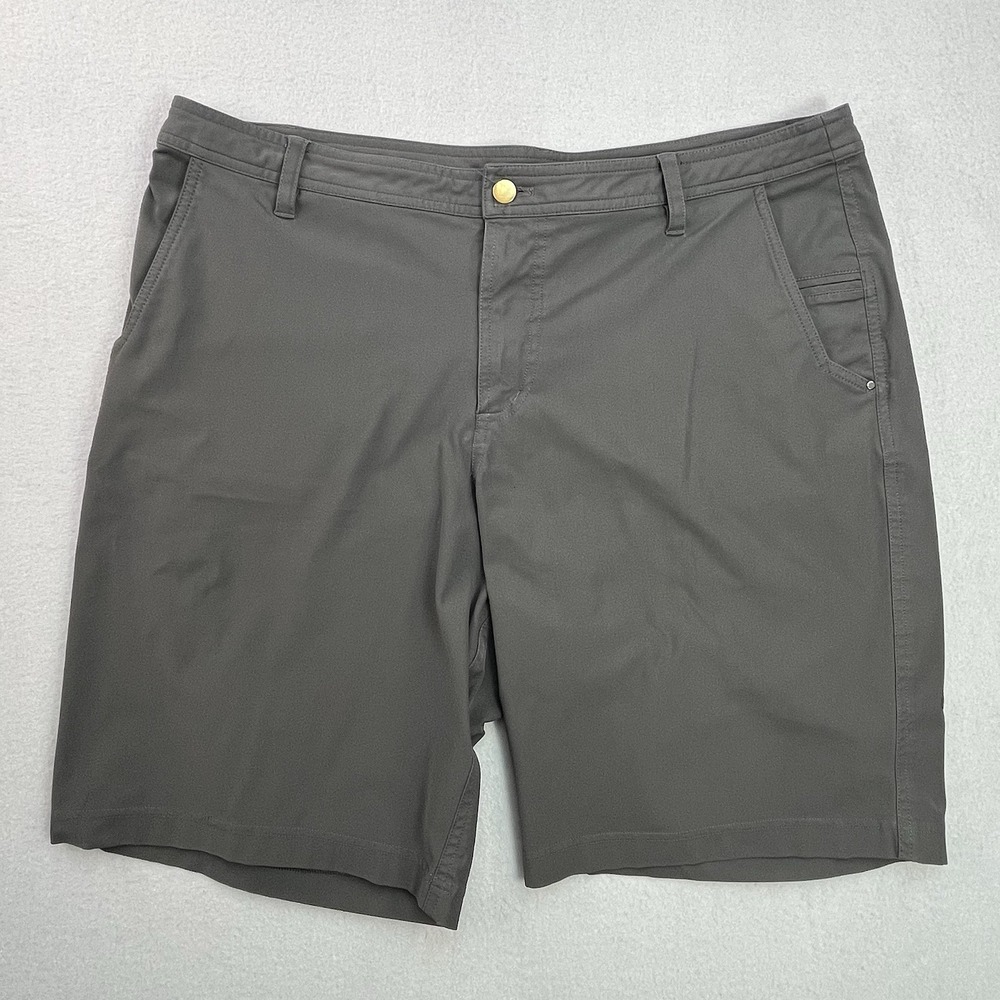 Lululemon Commision Shorts Mens 40 Gray 10" Inseam Stretch Pockets Casual Golf